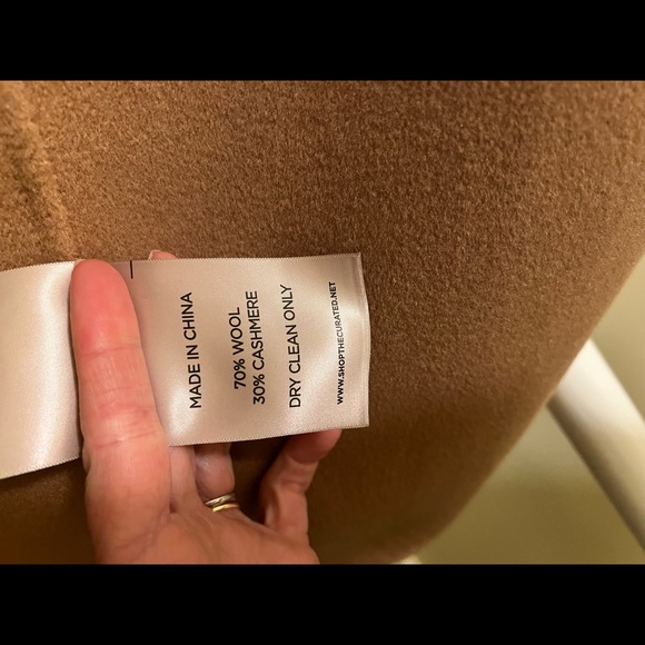 The Curated London Camel Coat Size M - Picture 6 of 8